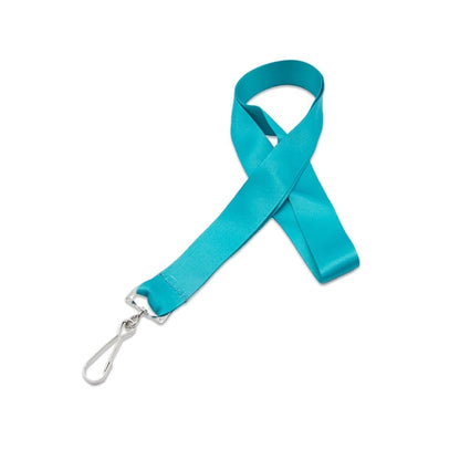 Custom 1" Polyester Lanyard w/ Metal Swivel J Hook