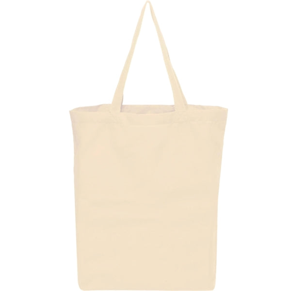 14W x 16H inch Gusseted Cotton Tote Bags