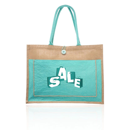 Cotton Pocket Jute Tote Bags