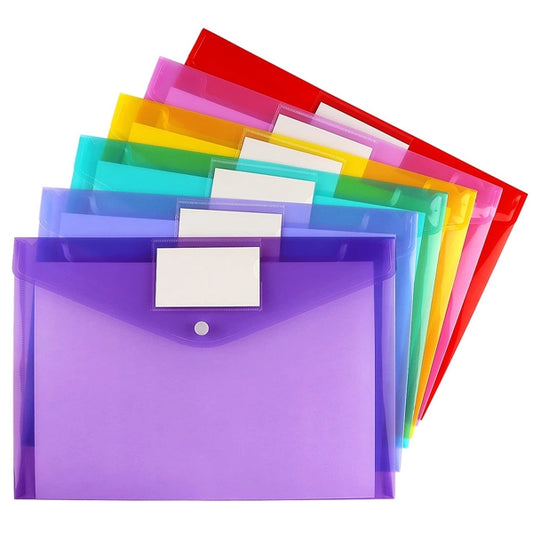 A4 Color Plastic Office Folder
