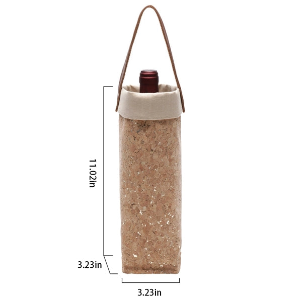 Cork Wine Bottle Bag