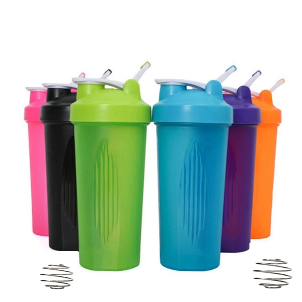 Shaker Bottle With Wire Whisk Ball