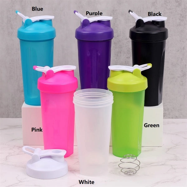 Shaker Bottle With Wire Whisk Ball