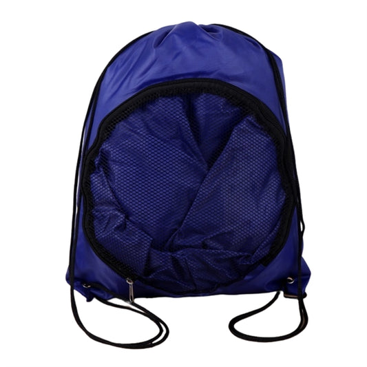 Cinch Soccer Mesh Bag w/ Zipper Drawstring Backpack 14" x 18