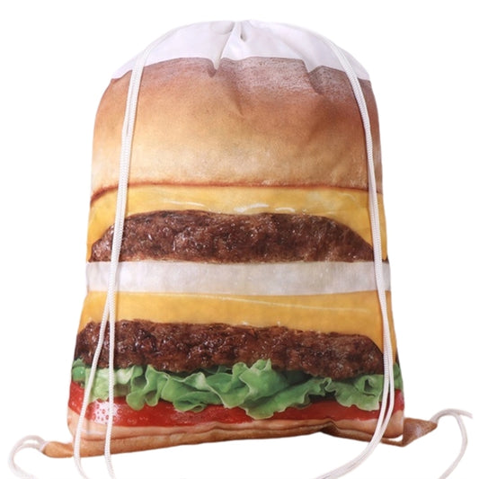 Premium 210D Polyester Sublimated Drawstring Backpack 14"x18