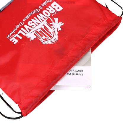 Premium Drawstring Backpack w/ Slip & Mesh Pocket (13"x17")