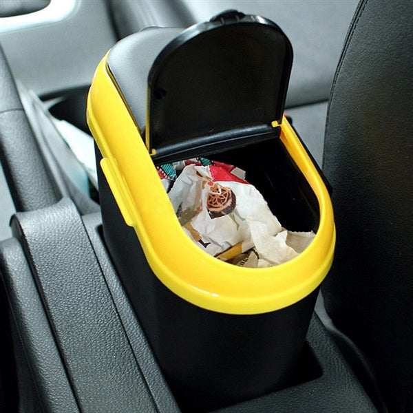 Car Trash Can With Lid