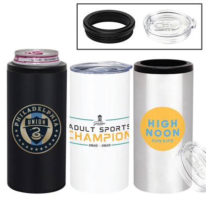 Skinny Slim 2 in 1 Vacuum Insulated Can Holder and Tumbler