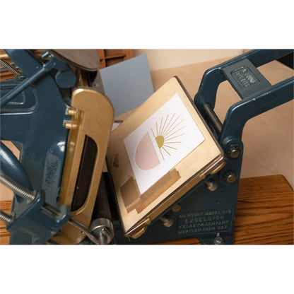 Flat Letterpress Card - 8 x 10