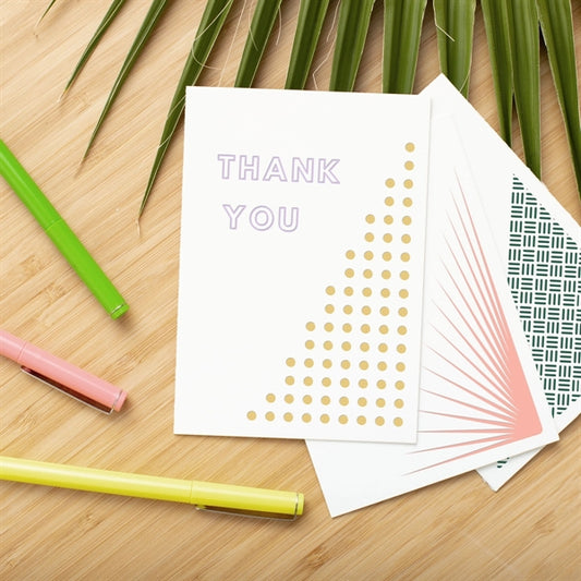 FLAT LETTERPRESS CARD - 5 X 7