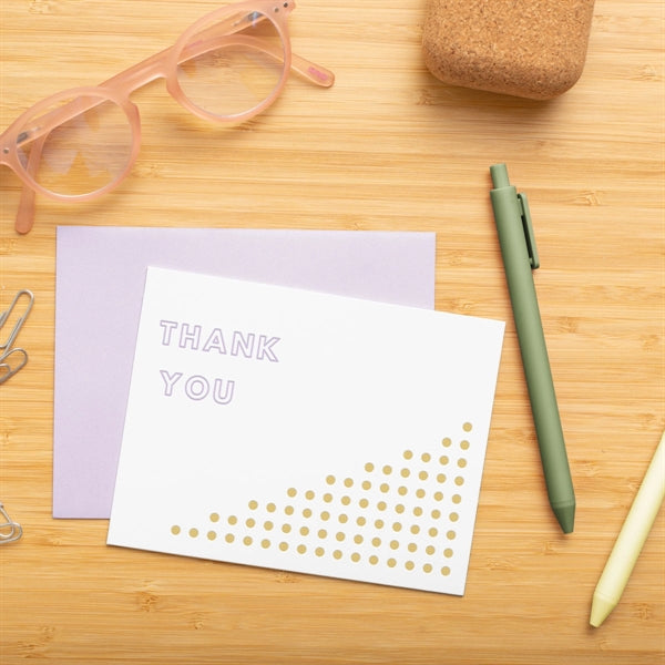 Flat Letterpress Card - 4.25 x 5.5