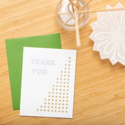 Flat Letterpress Card - 4.25 x 5.5