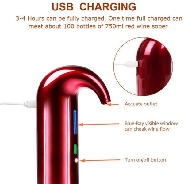 Electric Wine Aerator Pourer