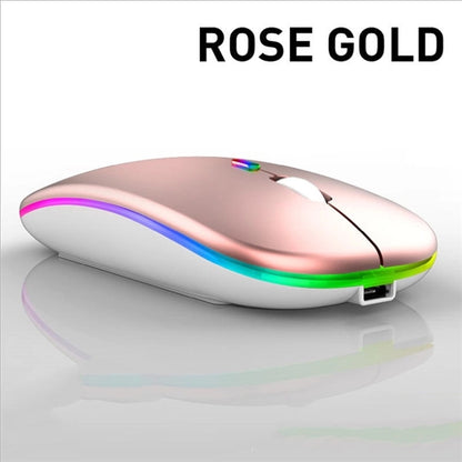 Led Rechargeable Wireless Bluetooth Mouse