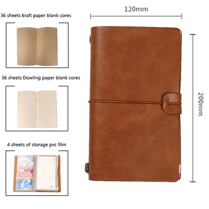 A6 Creative Student Handbook Kraft Paper Business Notepad