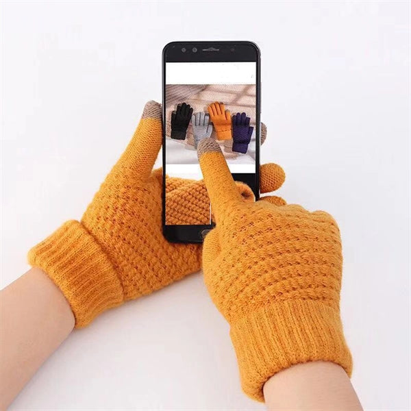Winter Touch Knitted And Fleece Thermal Gloves