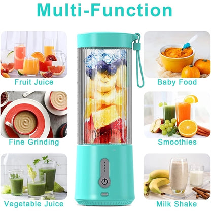 Portable Blender Mini Juicer With 6 Powerful Blades