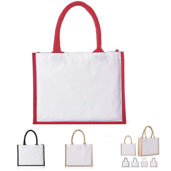 Jute Cotton Tote Bag