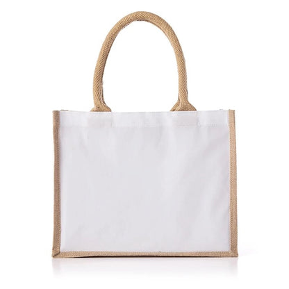 Jute Cotton Tote Bag