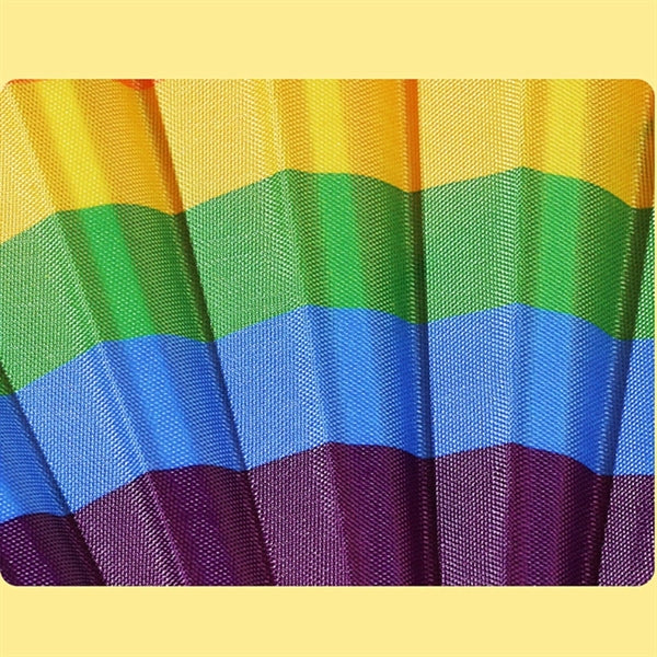 Rainbow Hand Fans Pride Folding Held Decorative