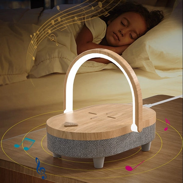 Wireless Charging Desk Lamp Bluetooth Speaker