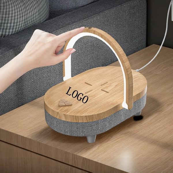 Wireless Charging Desk Lamp Bluetooth Speaker