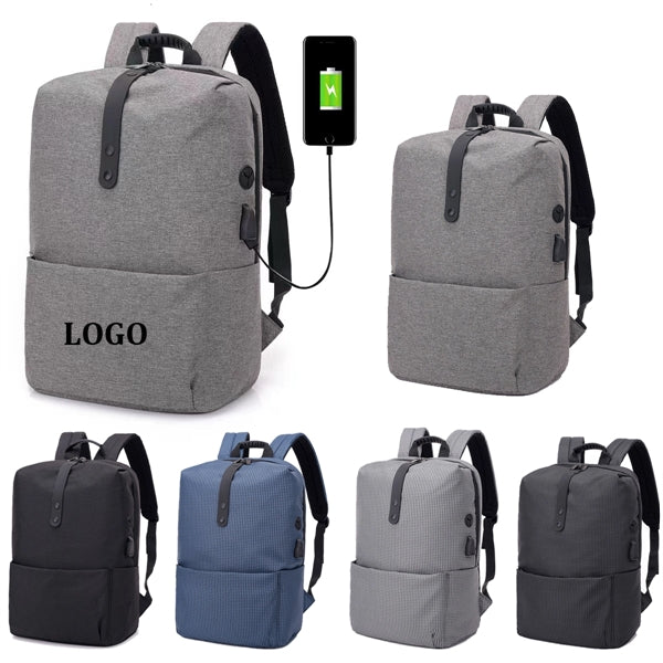 Usb School Laptop Backpack