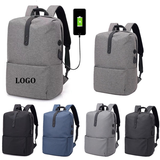 Usb School Laptop Backpack