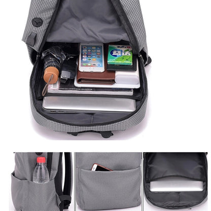 Usb School Laptop Backpack