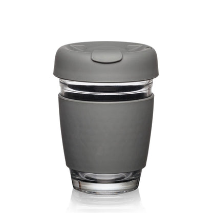 Retiro Borosilicate Glass Tumbler w/Silicone Lid - 8oz