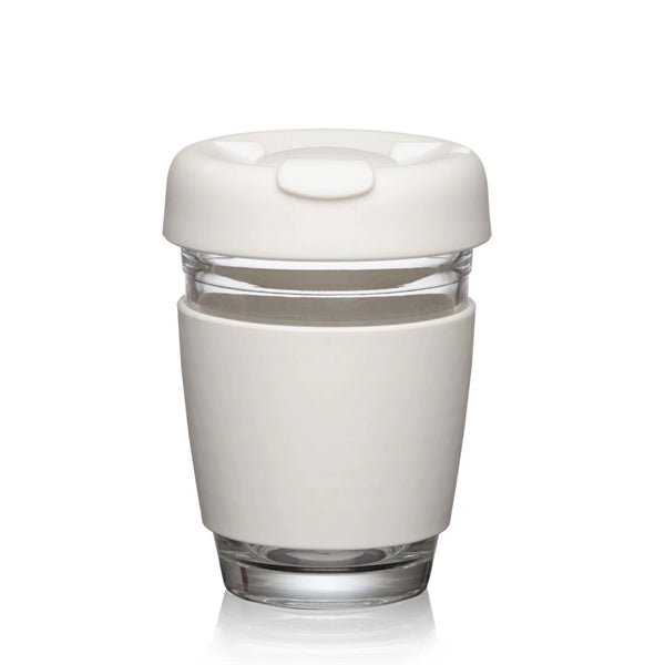 Retiro Borosilicate Glass Tumbler w/Silicone Lid - 8oz
