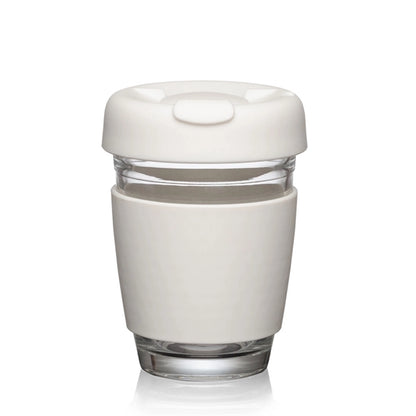 Retiro Borosilicate Glass Tumbler w/Silicone Lid - 8oz