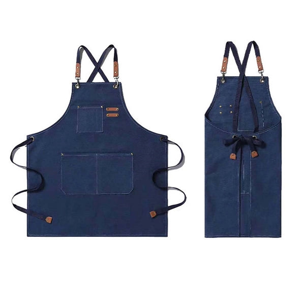 Canvas Cross Back Adjustable Apron