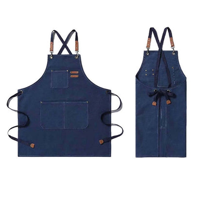 Canvas Cross Back Adjustable Apron