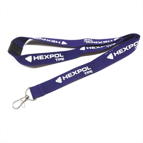Recycled PET Full ColoLanyard Custom Imprint ID Badge Holder