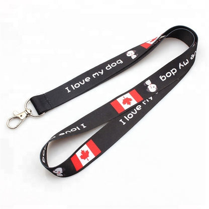 5/8" Recycled PET Sublimation Lanyard w/ ID Badge Holder