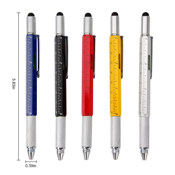 6 In 1 Multifunction Ballpoint Pen