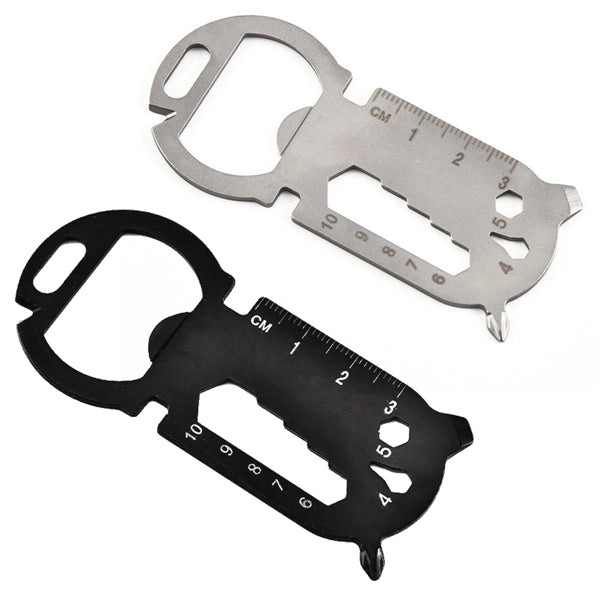 Multifunction Keychain With Bottle Opener Screwdriver