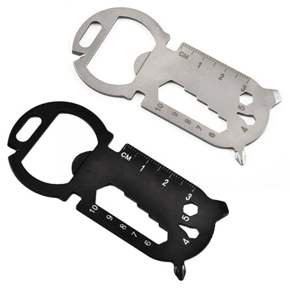 Multifunction Keychain With Bottle Opener Screwdriver