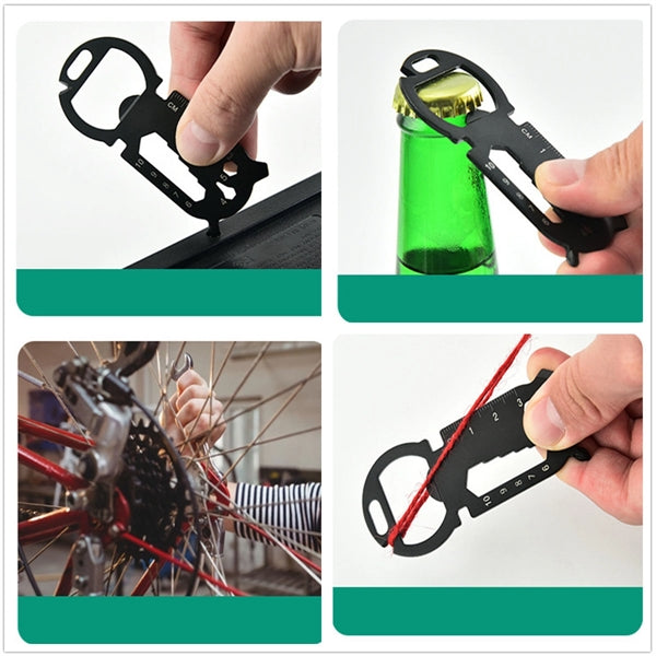 Multifunction Keychain With Bottle Opener Screwdriver