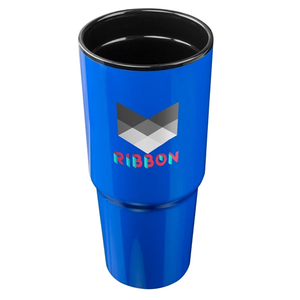 32 oz. Barton Plastic Double Wall Travel Mug