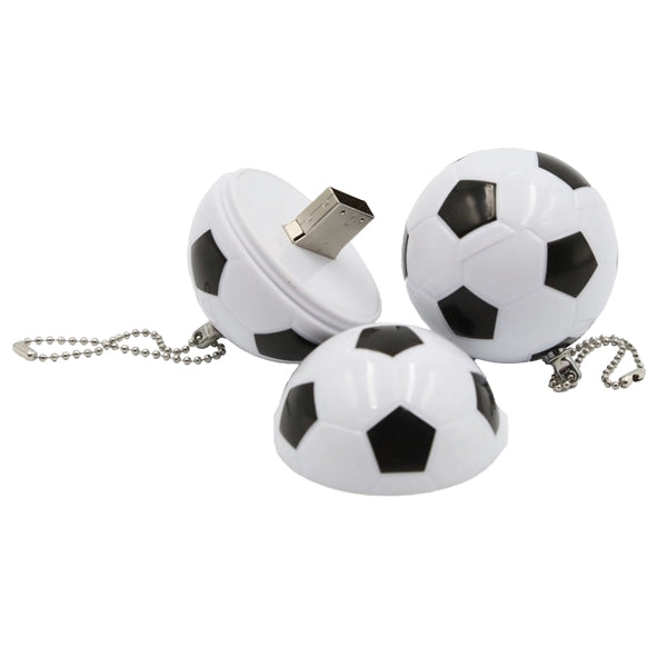 Soccer Shaped Fast USB Drive with Keyring