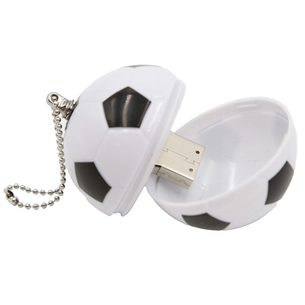 Soccer Shaped Fast USB Drive with Keyring