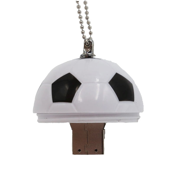 Soccer Shaped Fast USB Drive with Keyring