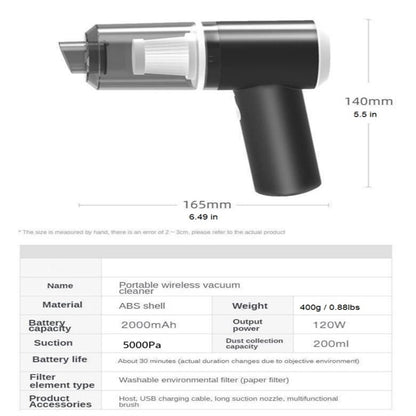 Wireless Handheld Vacuum 5000Pa