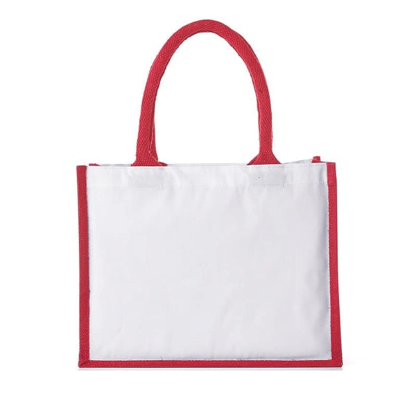 Jute And Cotton Tote Bag