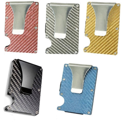 Carbon Fiber Wallet RFID Blocking Credit Card Holder