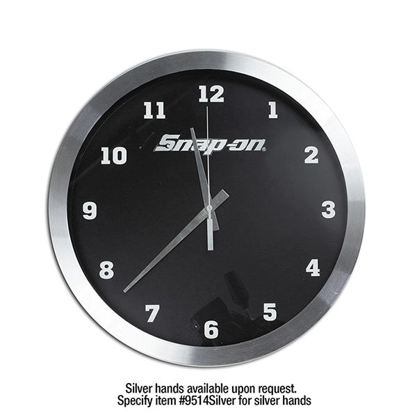 Bridge 14" Brushed Metal Analog Wall Clock