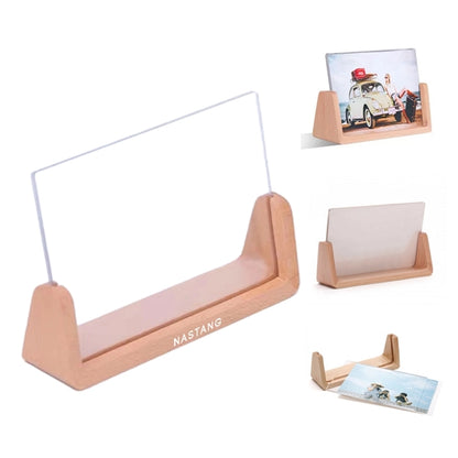 Solid Wood  Frame Acrylic Combination U-Shaped Table Set