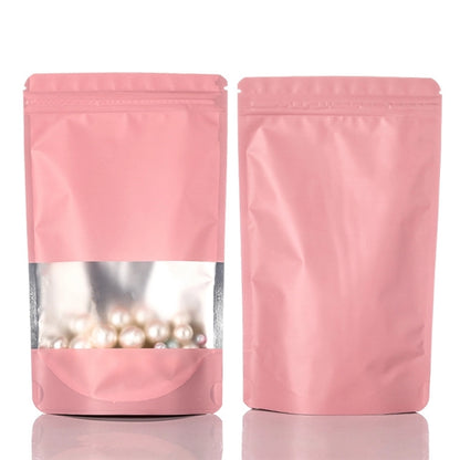 Stand Up Pouch Bag Zip Lock Storage With Matte Window